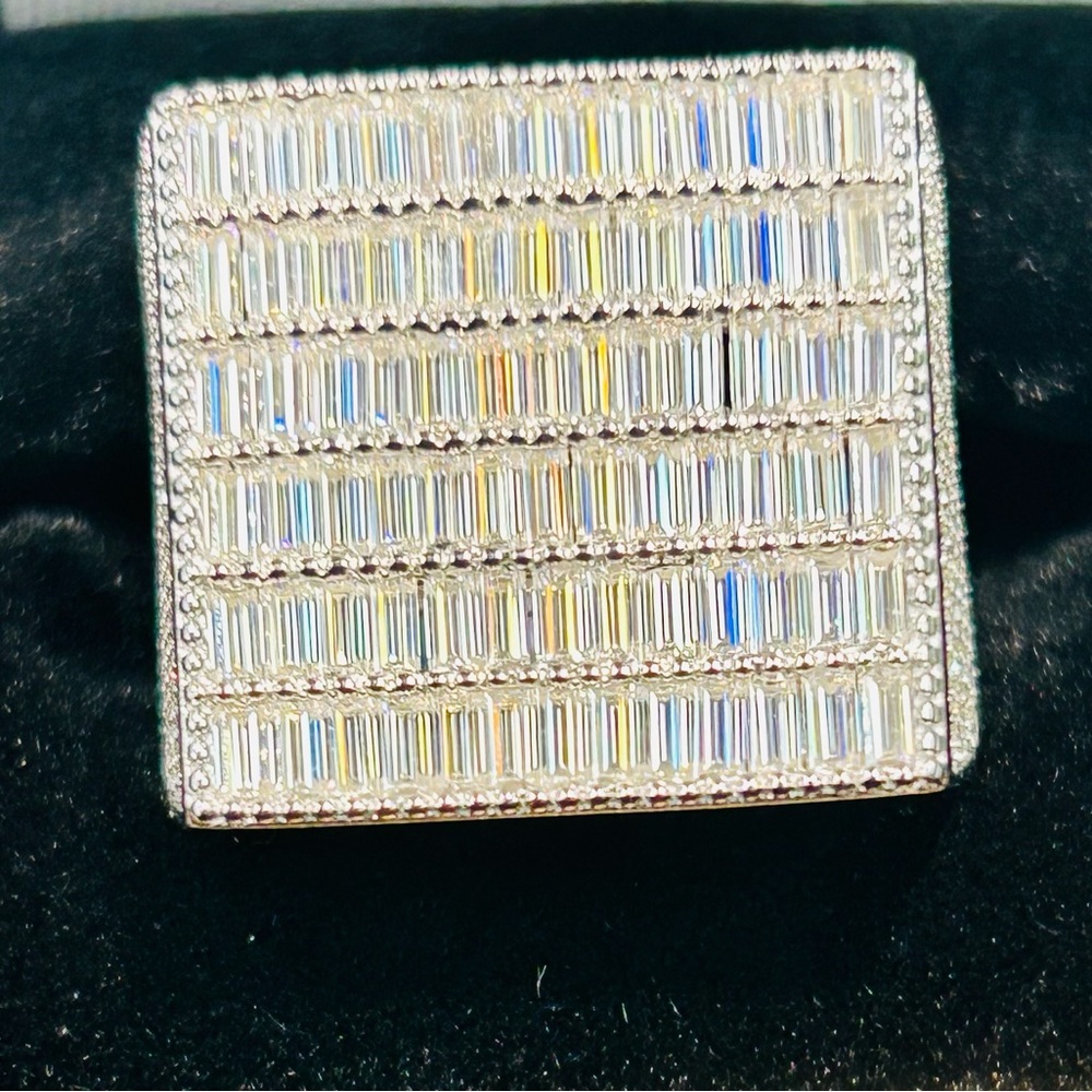 Men’s Moissanite Designer Ring size 10
